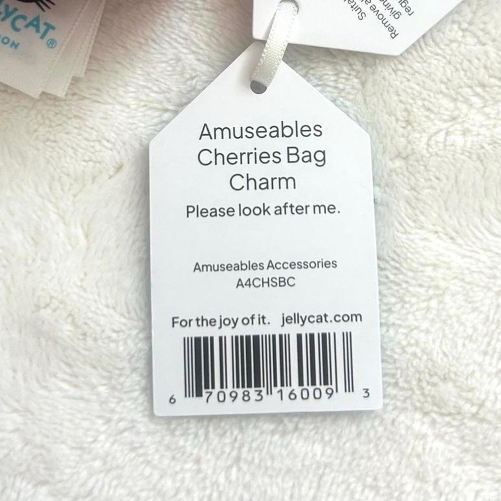 Amuseables Cherries Bag Charm - Picture 2 of 5
